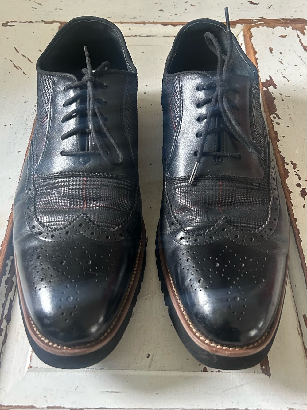 Stacy Adams Baxley Mens Wingtip Oxford Dress Shoe Size 11